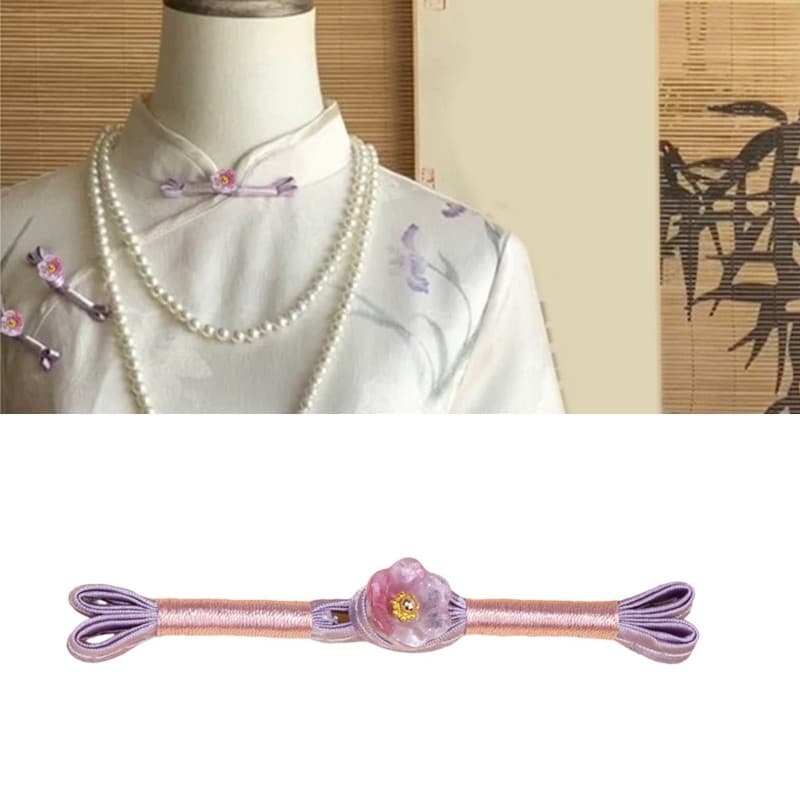 TENB 5 Pçs Botão Cheongsam Nó Fixadores Fechos Chineses Botões Para Mantos Vestido Costura Artesanato