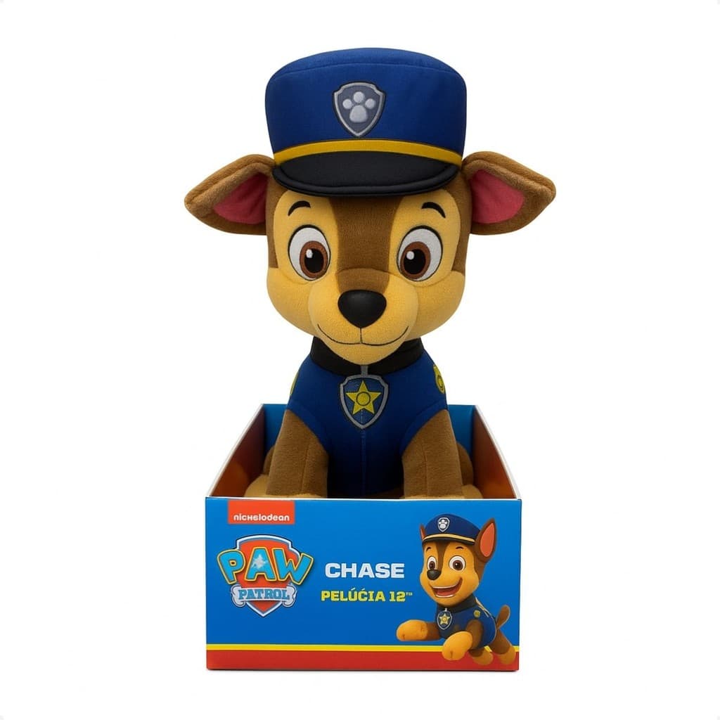 Pelúcia Patrulha Canina Chase 12 Pol Ursinho Infantil