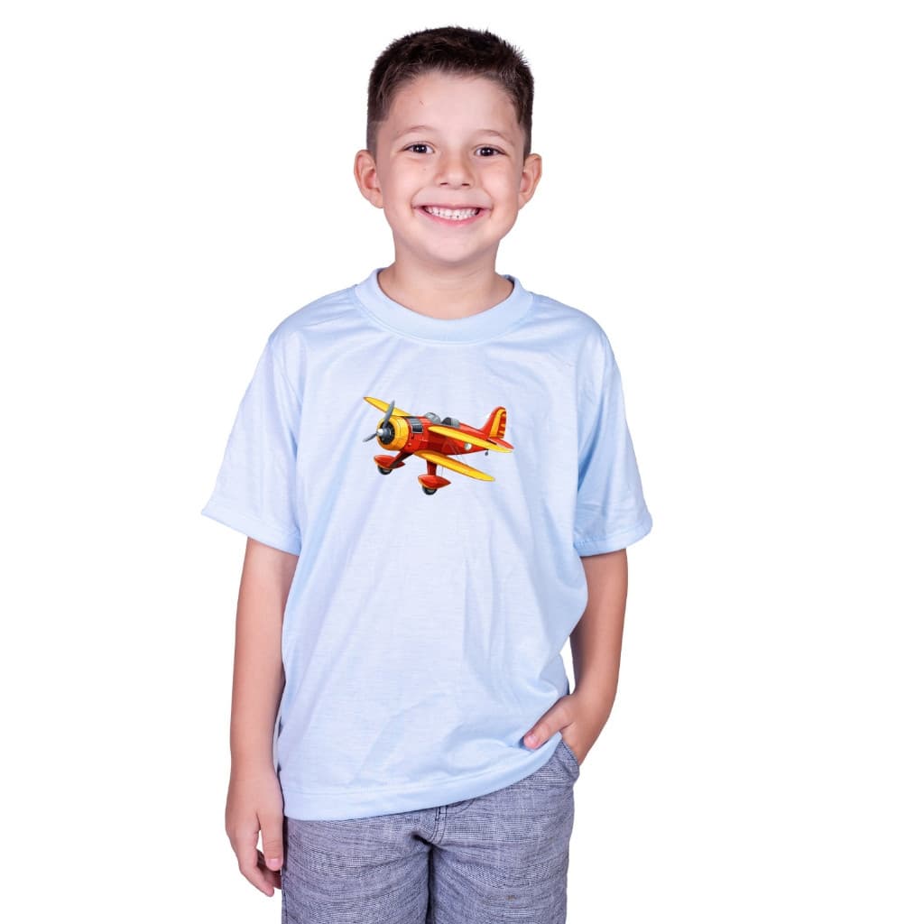 CAMISETA ROUPA INFANTIL AVIÃO AVIADOR PILOTO VOADOR MENINO MENINA