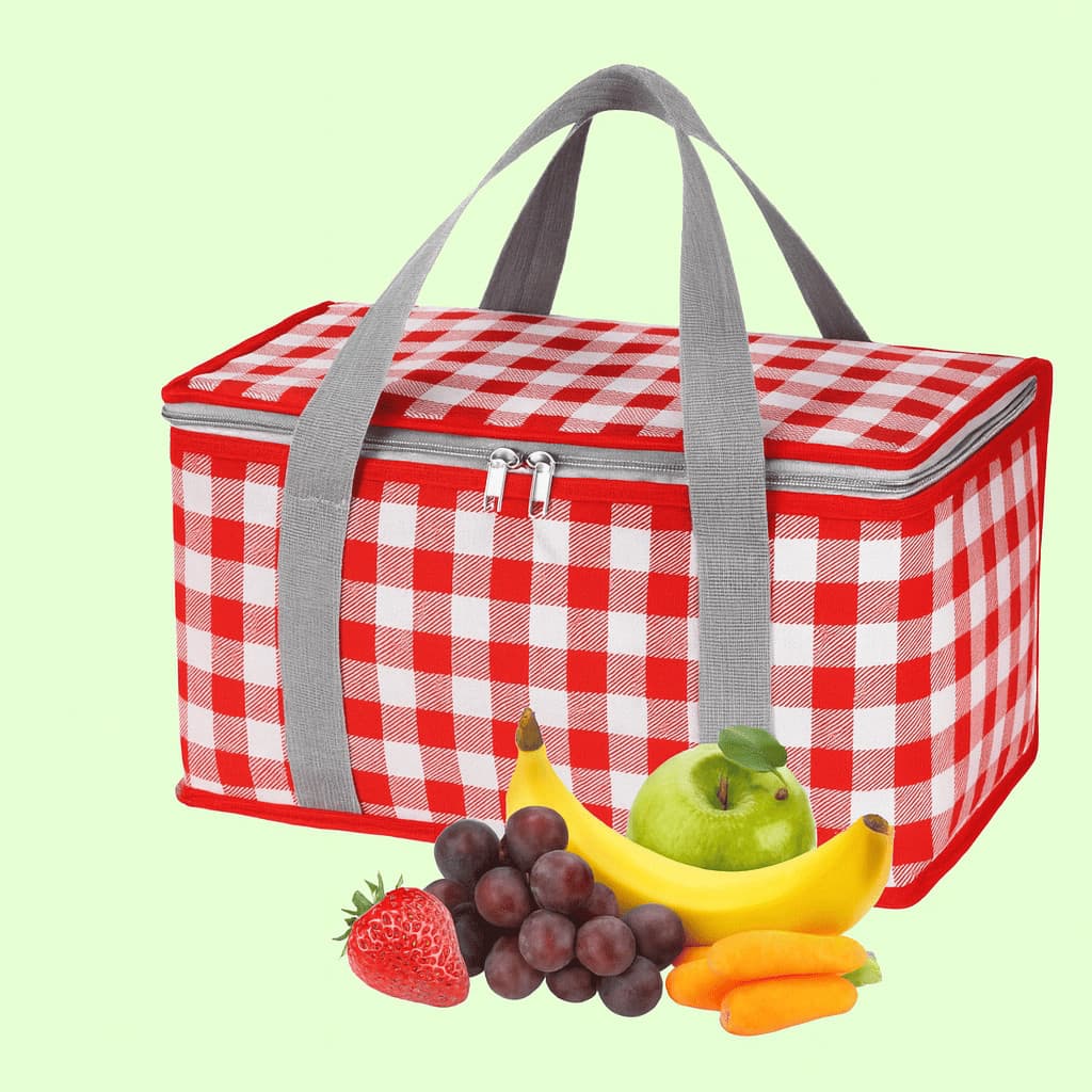 Bolsa Térmica 12 Litros Portátil Impermeável Ideal Para Alimentos, Bebidas e Lanches