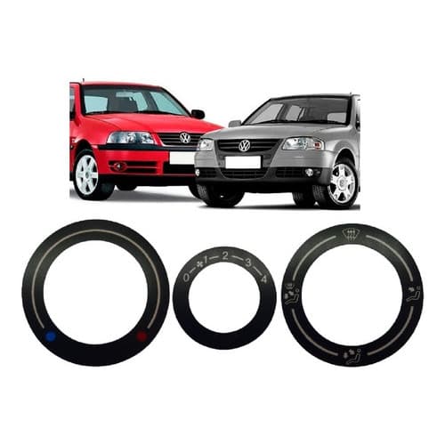 Adesivo Painel Comando A/c-gol/voyage/saveiro G3/g4-kit 3pçs