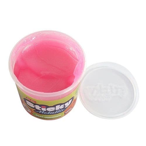 Pote Slime Metálico Textura Diferenciada 130g Terapia Relaxamento Criativo