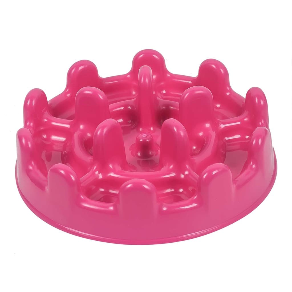 Comedouro Lento Pet Fit Pink - Pet Games