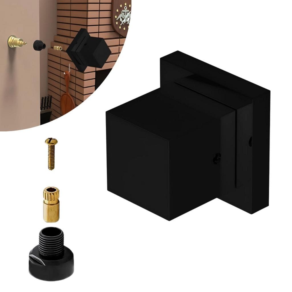 Kit Acabamento Preto Fosco Padrão Deca + Conversor Docol Para Deca 16 Estrias