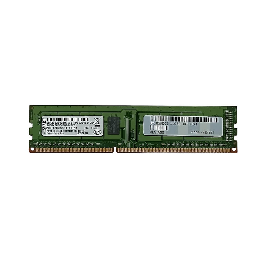 Memória Desk 2GB Ddr3 Pc3 1rx8 12800 (1600MHz) Smart