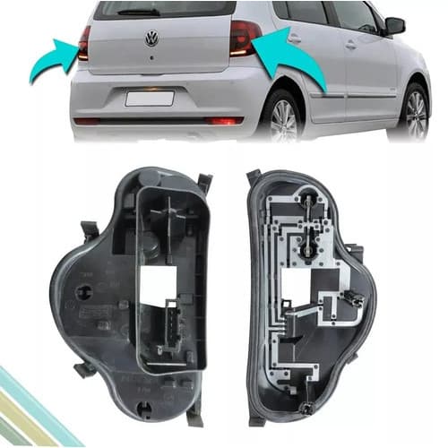 Par 2 Circuítos Placa Lanterna Vw Crossfox Fox 2010 A 2014
