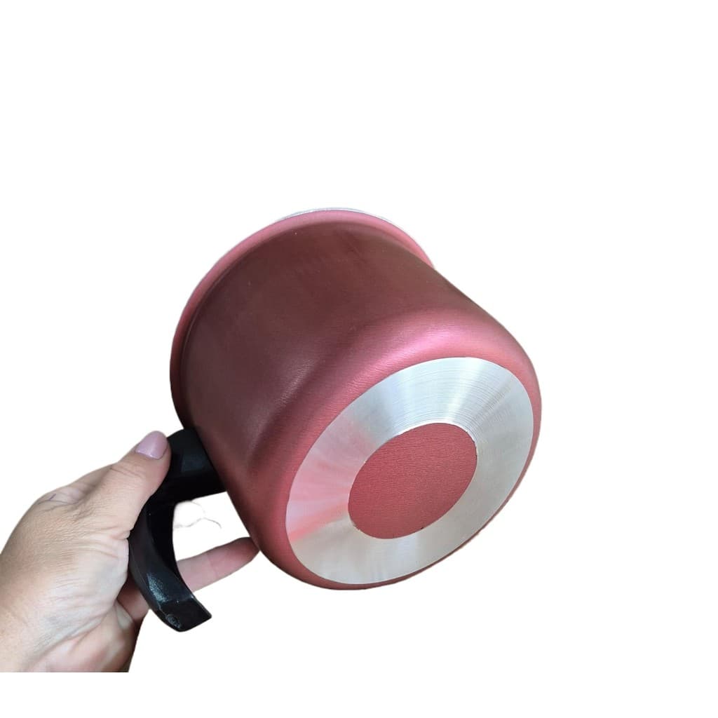 CANECÃO LEITEIRA  ANTIADERENTE PRETO- OFF WHITTE-VERMELHO-  NUM 14 + ENVIO SEGURO + POSTAGEM RÁPIDA