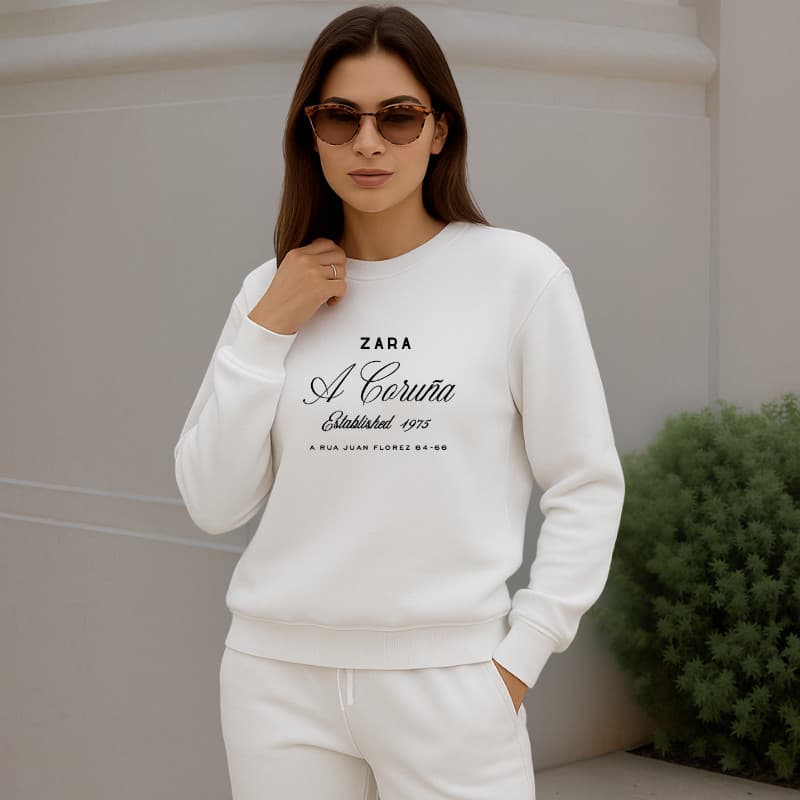Moletom Feminino Gola Careca Redonda Lançamento Inverno Envio Imediato