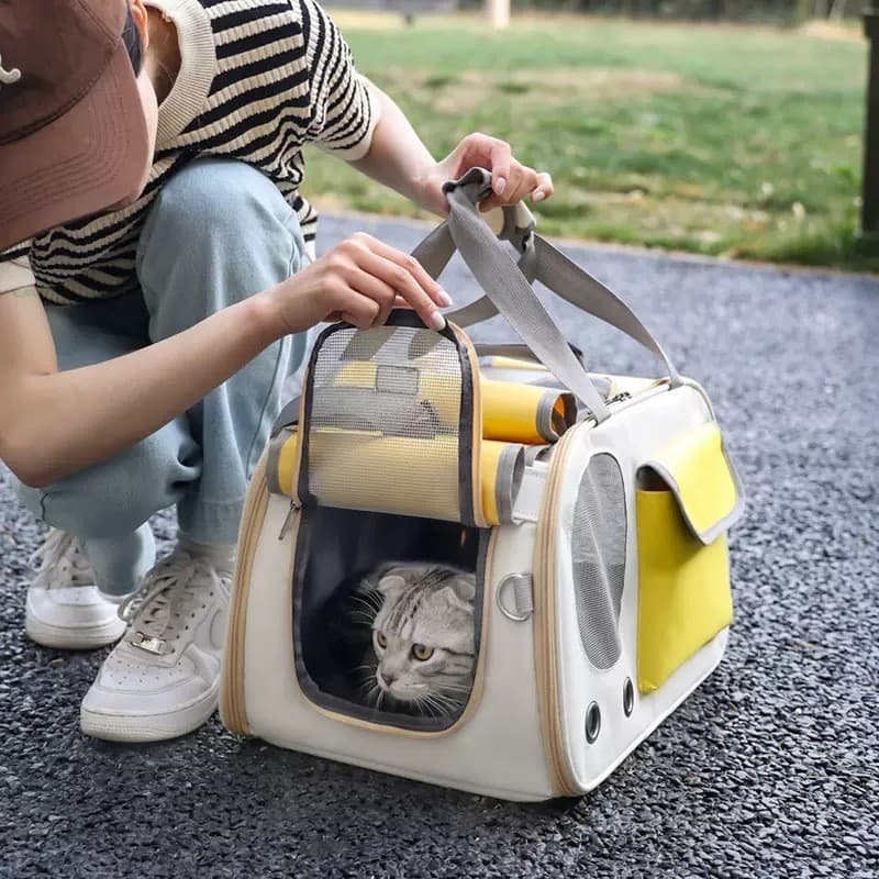 Bolsa Transporte Para Pet Viagem Mala Avião Cães Gatos Média Cachorro pequenos LX-B03