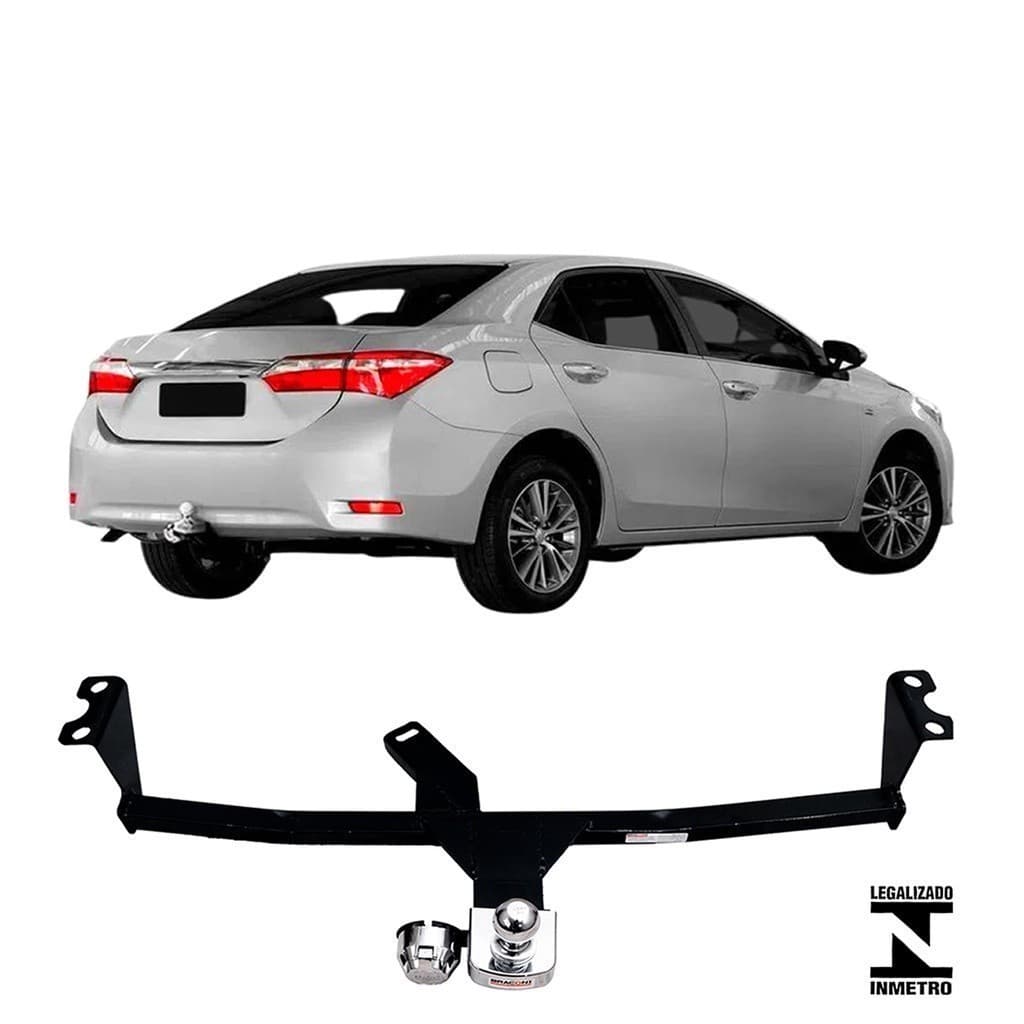 Engate Reboque Rabicho Fixo Corolla 2015 a 2019 450Kg Inmetro