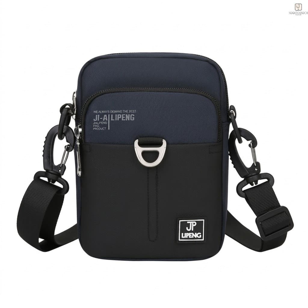 Mini Bolsa Crossbody De Tecido Oxford Durável-Pacote De Cintura Externa Com Cinto