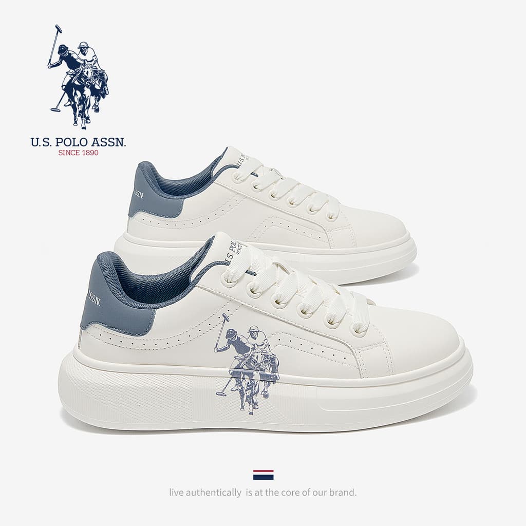 USPA oficial autêntico sapatos masculinos outono marca All-Match sola grossa aumentando esportes sapatos casuais juventu