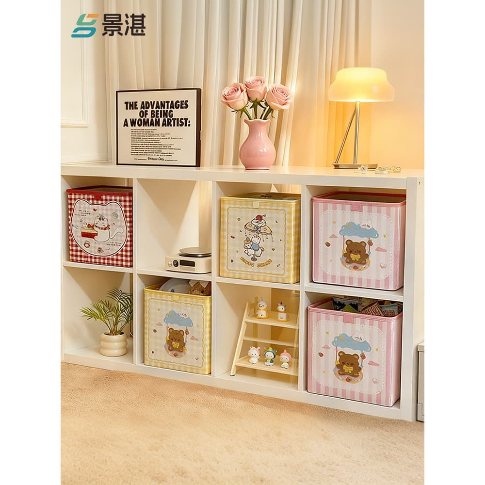Caixa de armazenamento guarda-roupa roupas brinquedos lanches livros roupas calças arrumado cesta caixa de armazenamento