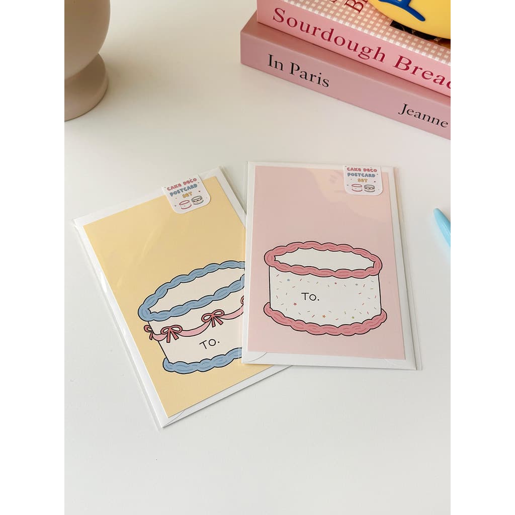 Coreia segundomorning bonito limão aniversário cartão conjunto diy decorativo adesivo cartão postal