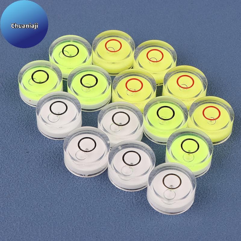 Chuaniaji 5pcs Mini Rodada Precisão Nível De Bolha Bullseye Instrumento Horizontal Ferramenta De Medição De BR