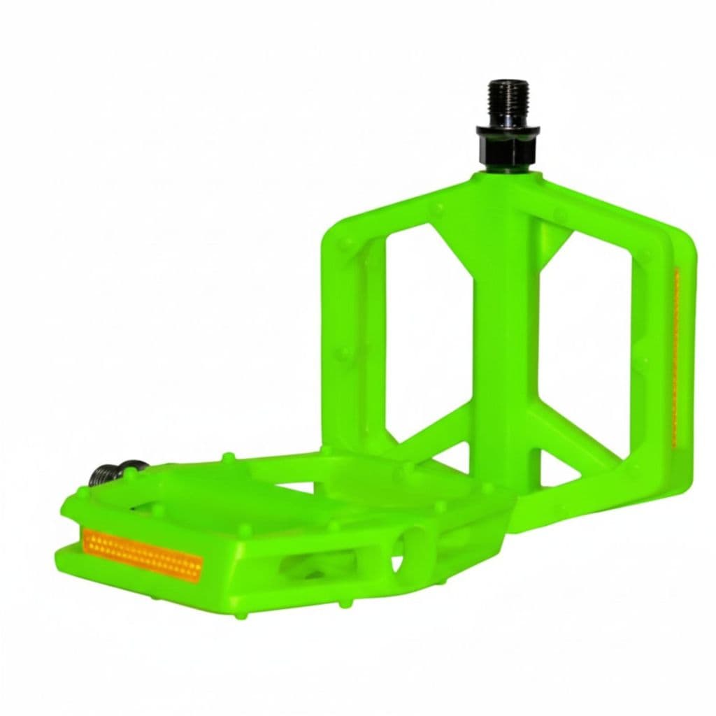 Pedal Paco Nylon Verde Neon Rosca Fina