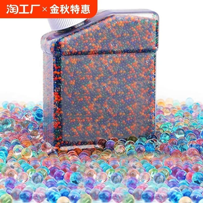 Esferas absorventes de água de 7-8mm, macias como cristal, universais para lançadores de água, para brinquedos infantis