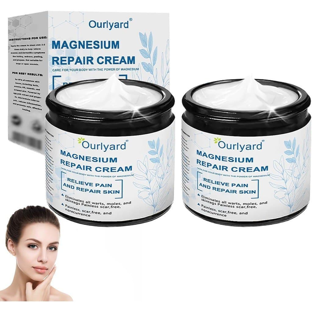 Creme reparador de pele Ourlyard Magnesium, Creme cicatrizante Ourlyard Magnesium, Cremes de reparação profissional, Ing