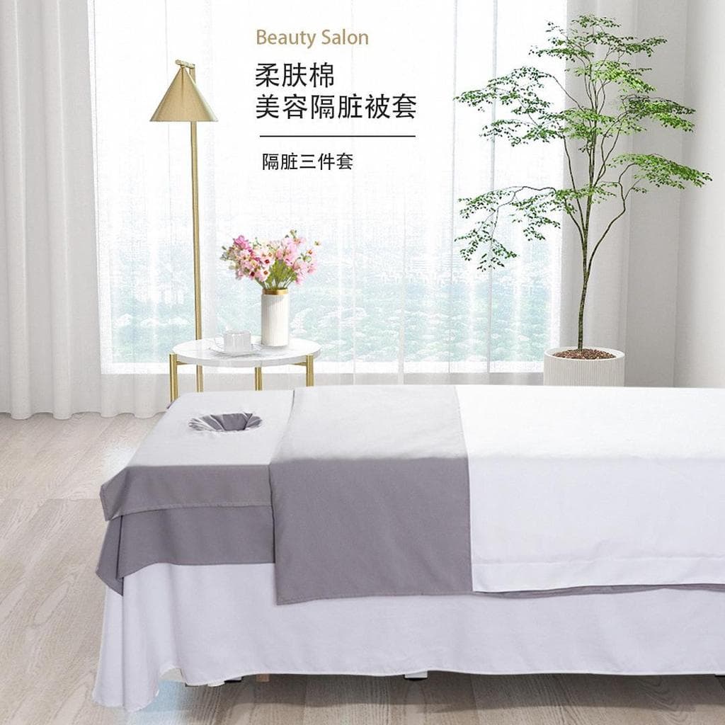 Lençol de cama de beleza, salão de beleza dedicado, buraco de alta qualidade, toalha suja, fácil de lavar, secagem rápid
