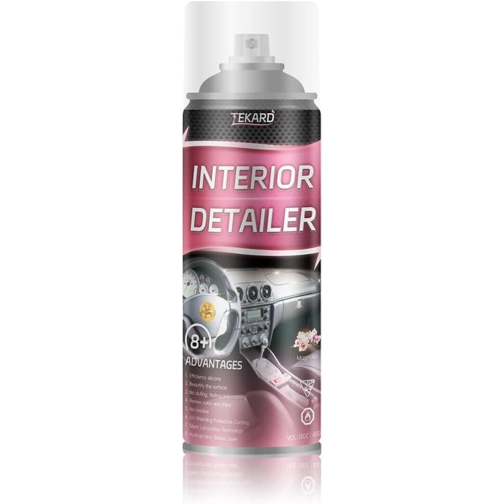 Limpador de Interior de Carro, Limpador de Couro, 15 oz. Detalhador de Interiores de Grande Capacidade em Lata de Ferro,