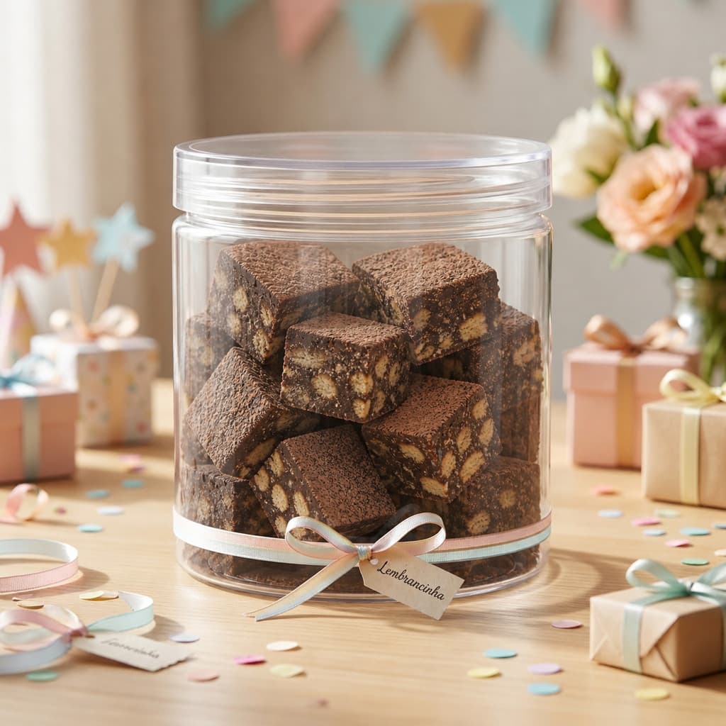Kit 10 Pote PET 190ml Tampa Rosca Bolo de Pote Confeitaria Doces Brigadeiro Sobremesas