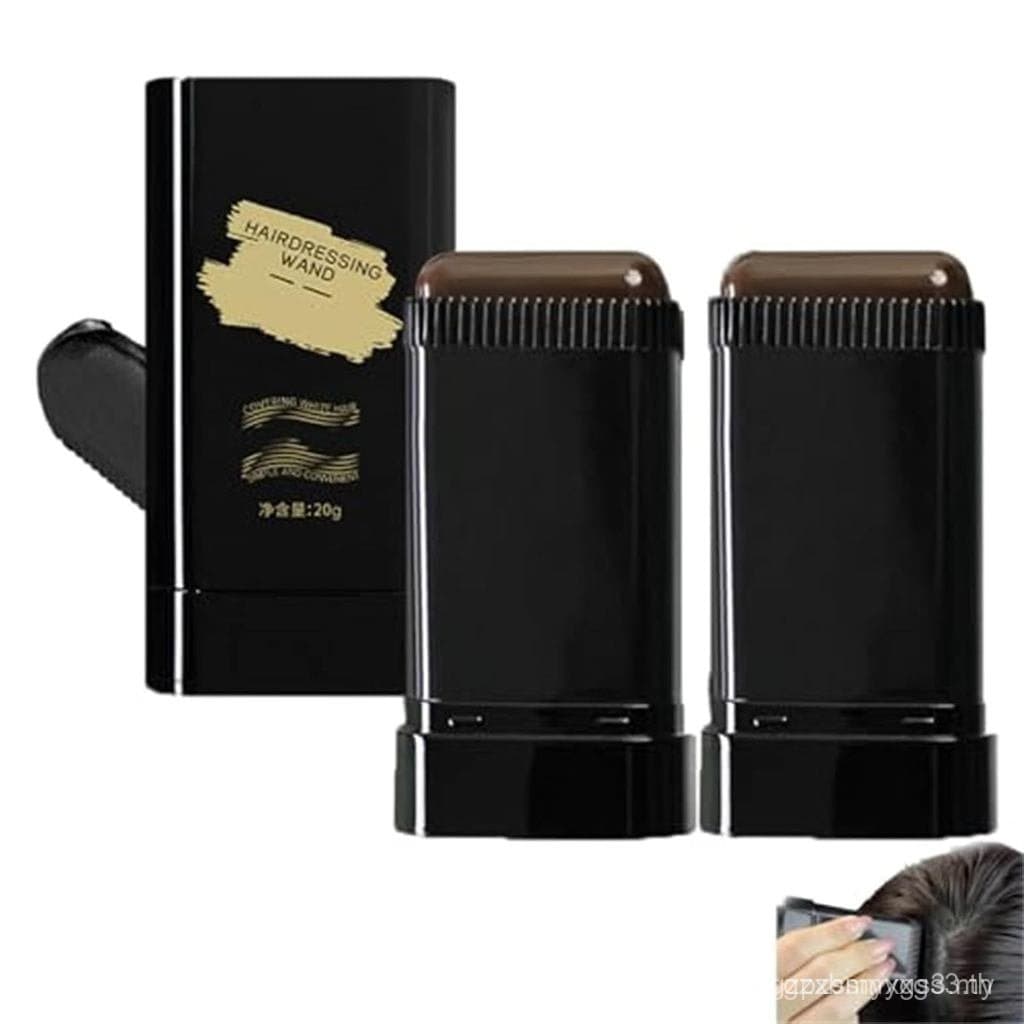Pente para Tingir Cabelo, Caneta de Coloração 2 em 1 para Cabelos Pretos Instantâneos, Ferramenta Temporária para Cobrir