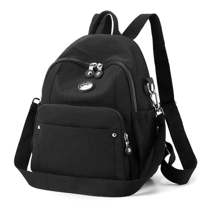 Novo estilo de náilon lavado pano mochila viagem ao ar livre grande capacidade lona Casual cor sólida Oxford pano mochil