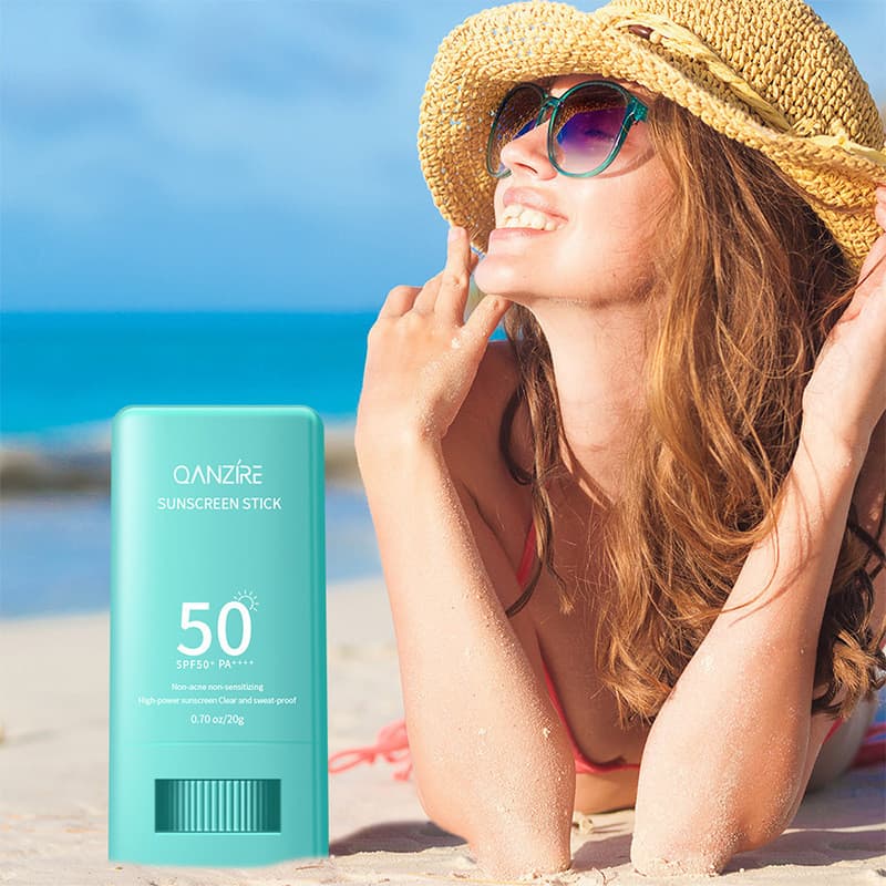 Bastão protetor solar de alta potência SPF50 Bastão protetor solar Anti-ultravioleta para queimaduras solares ao ar livr