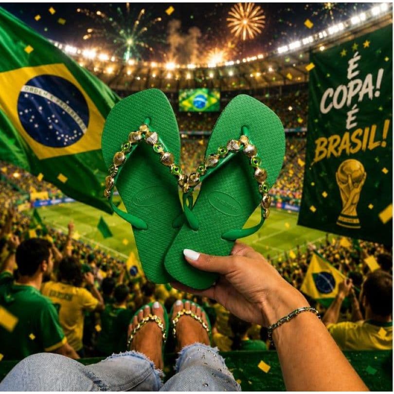 CHINELO HAVAIANAS TROPICAL PERFEITO BRASL OUTLETPOWER 💚💛💙
