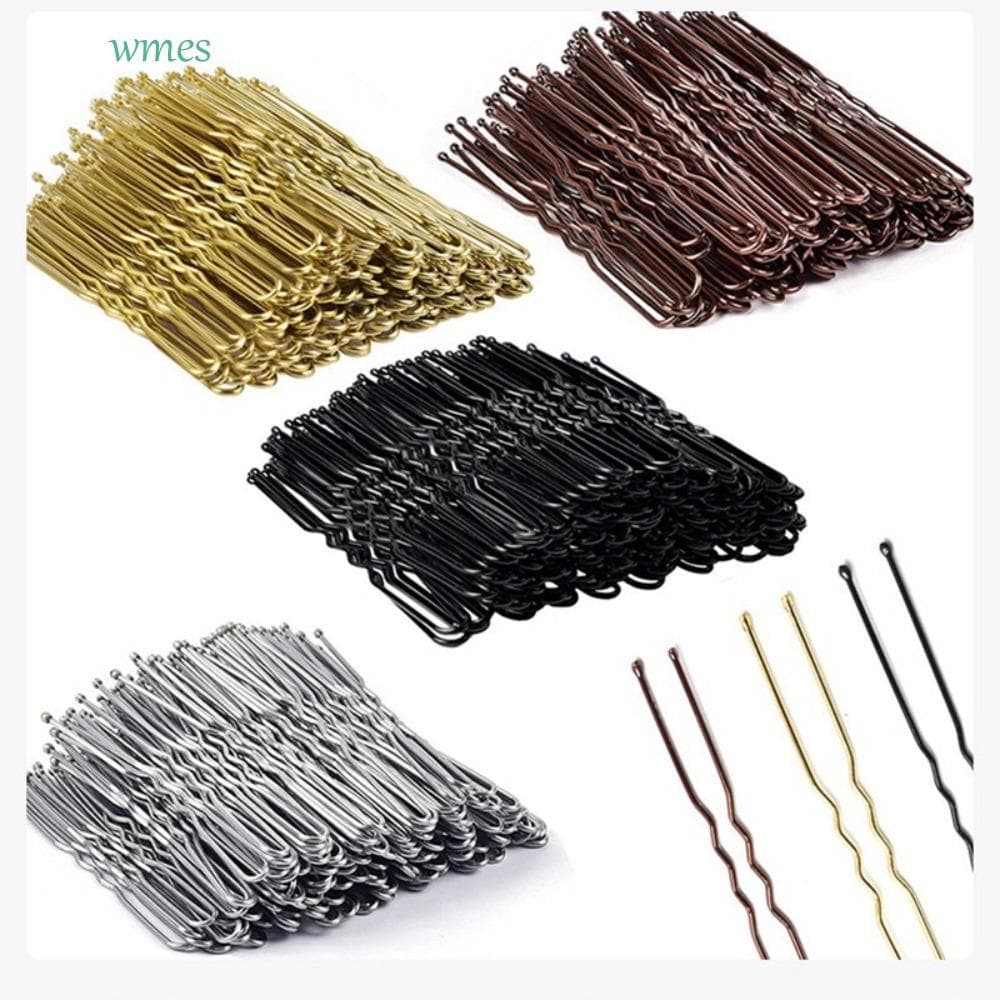 WMES1 50 Peças Presilha Em Forma De U , Grampos De Cabelo De Metal De 5/6/7cm , Grampo De Aperto De Salão De Beleza Invi