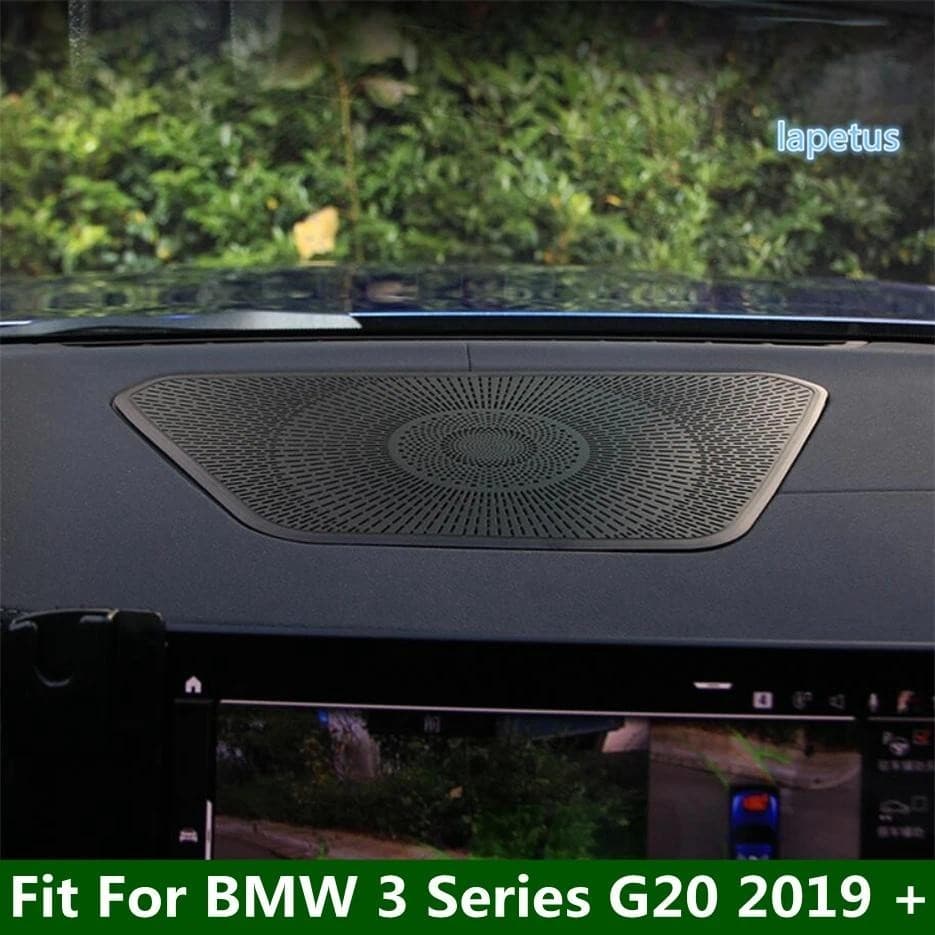 Painel Estéreo Alto-Falante Áudio Som Decoração Capa Guarnição Apto Para BMW Série 3 G20 2019-2024 Acessórios Automóveis