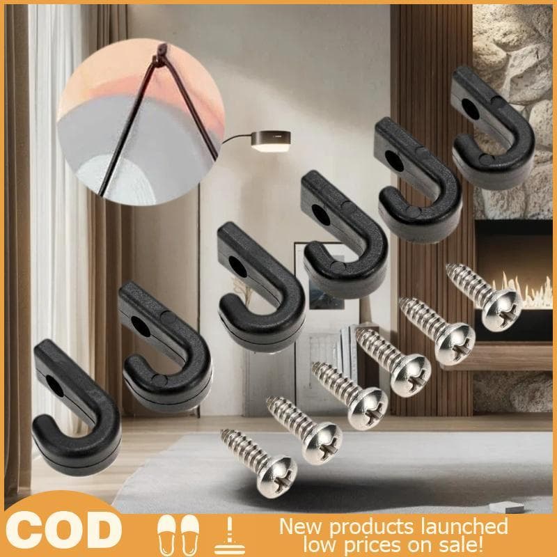 HDBR > 10PC Caiaque De J-Gancho Marinho Sólido Náilon Plástico Bule Multi Funcional Acessórios Tenda Durável Surf Ao Ar