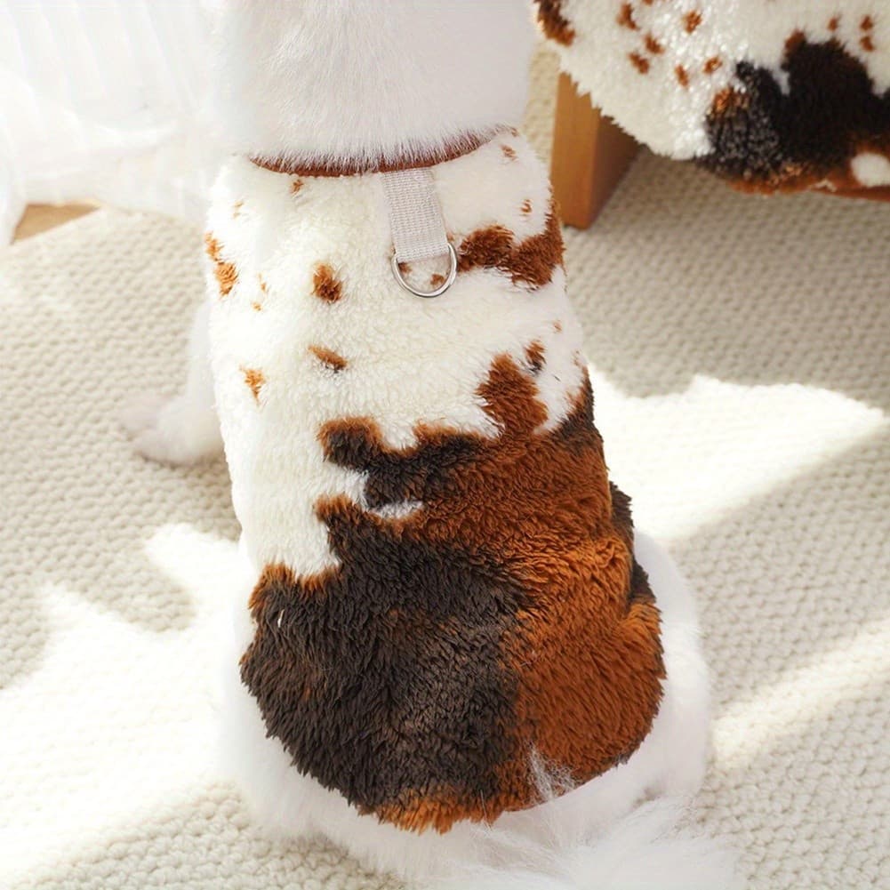 Roupas para Bichon e Bulldog Francês, Pijamas de Lã Quente para o Inverno, Casaco para Gato, Roupas para Animais de Esti