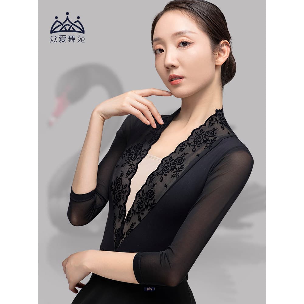 Love Dance Clothes Feminino Preto Bodysuit Macacão