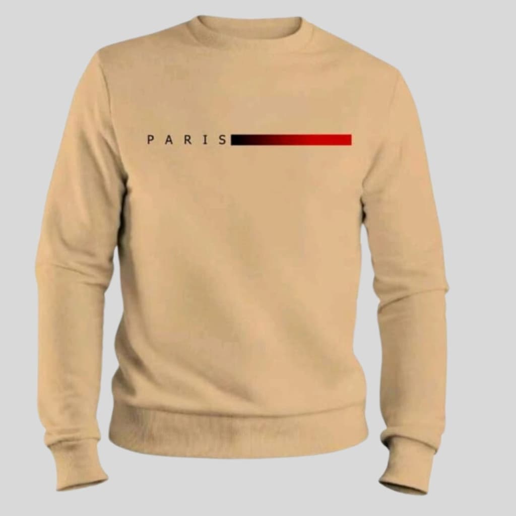 Blusa De Frio Moletom Agasalho Sem Bolso Paris Unissex Quentinho Liso
