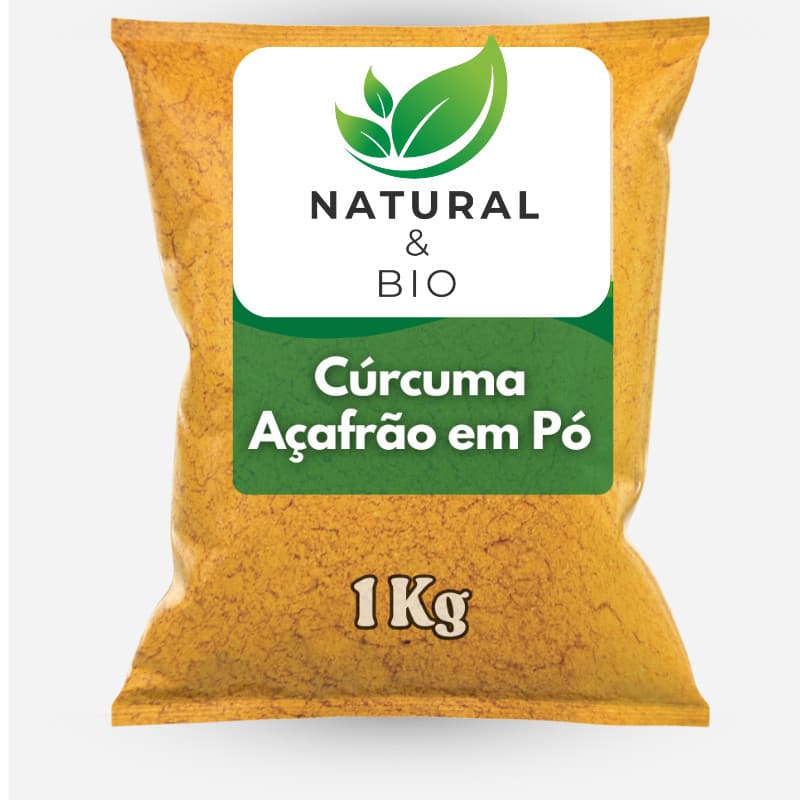 Cúrcuma Açafrão da Terra em Pó 100% Pura - 1Kg