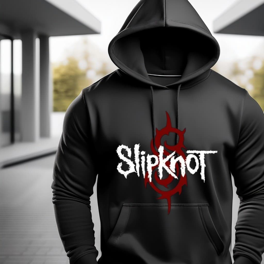 Moletom blusa de frio agasalho canguru estampado  Banda de Rock Slipknot Rock and Roll