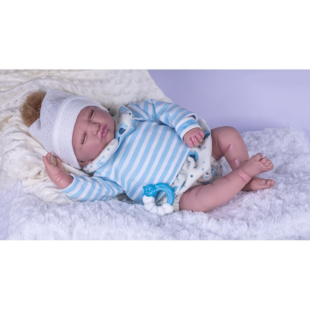 Boneca Classics Bebê Reborn Menino Vinil 44cm 2774 Cotiplás