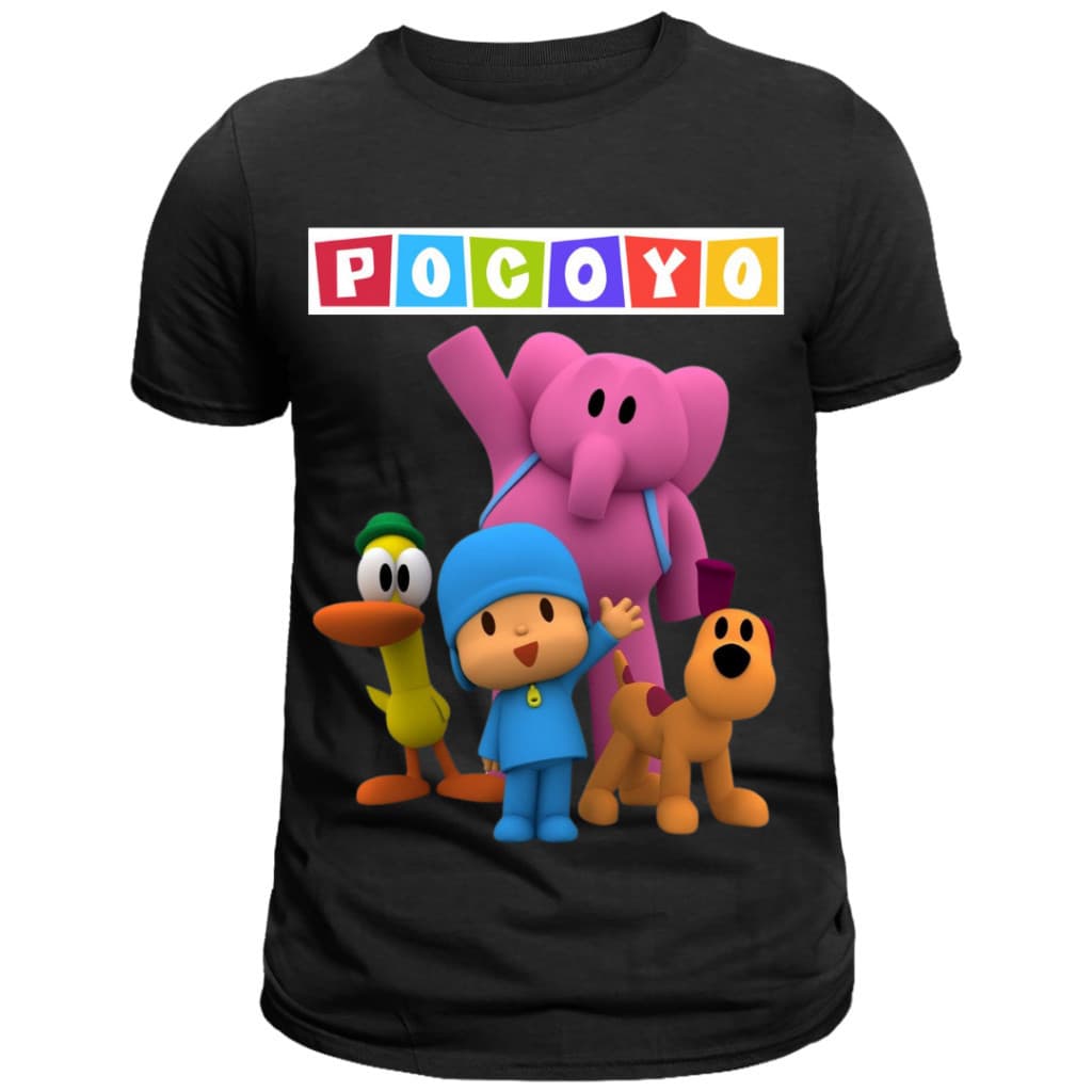 Camiseta Camisa Blusa Pocoyo E A TURMA Infanti Coloridos100% Algodão
