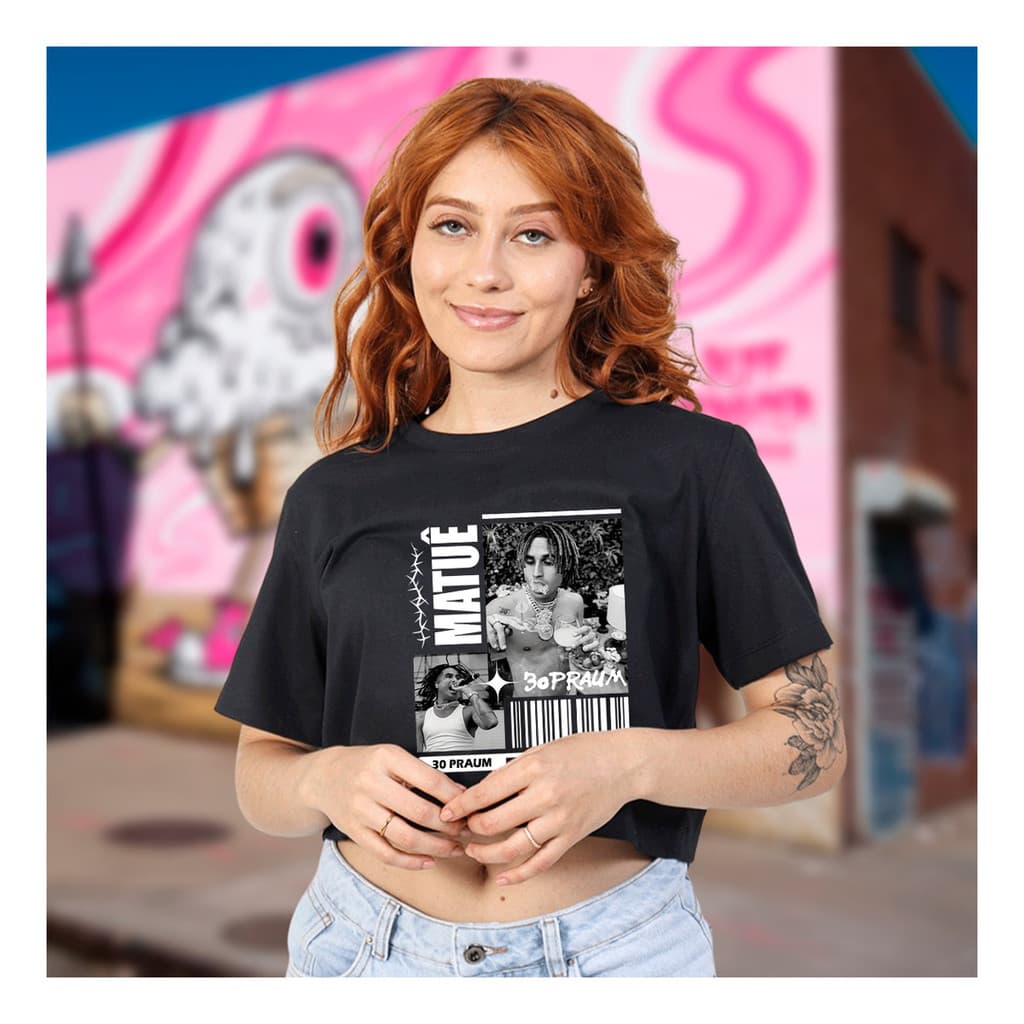 Blusa Cropped Matue 30praum Streetwear