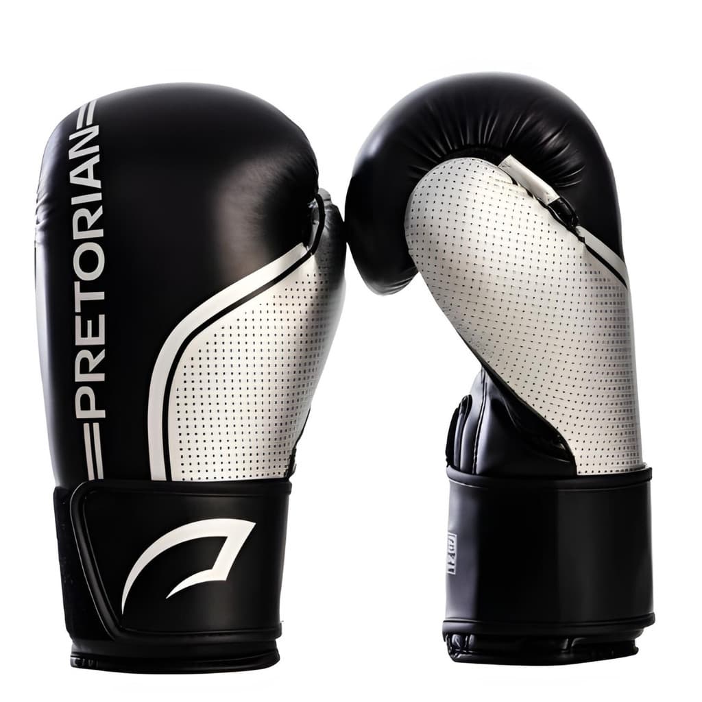 Kit Luva De Boxe E Muay Pretorian Thai First FX1 + 1 Par de Bandagens + 1 Protetor Bucal