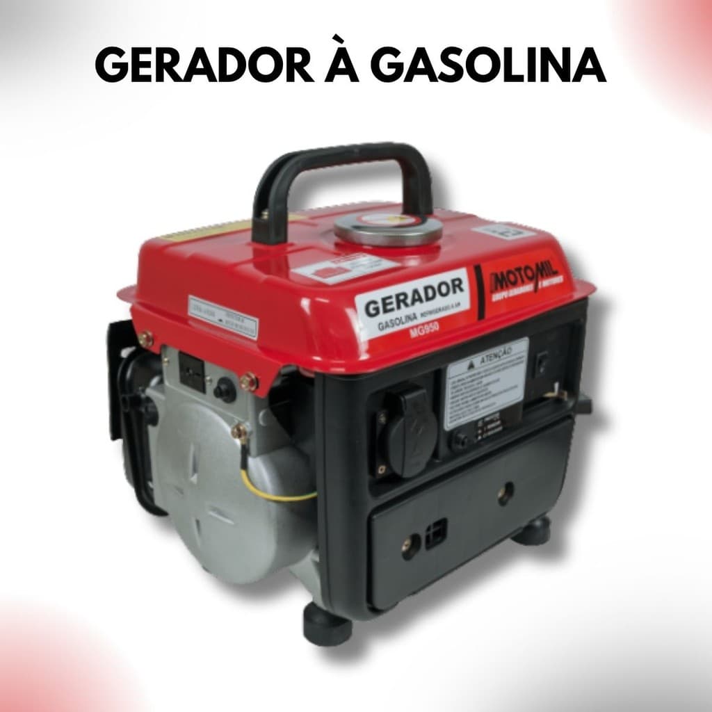Gerador à Gasolina Hobby MG-950 127V – Motomil Profissional
