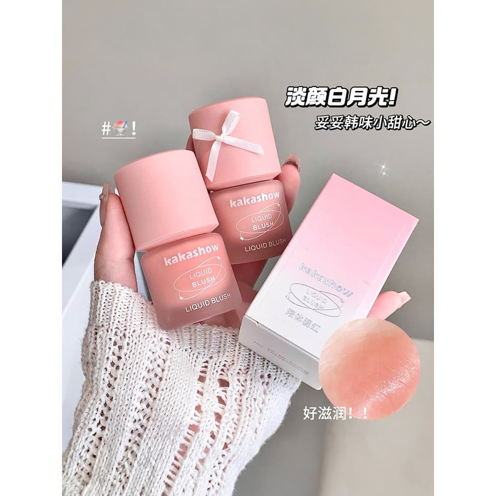 2026 novo estilo de venda quente kakashow congelado líquido Blush Rouge luz diária maquiagem novato expansão psiquiatra