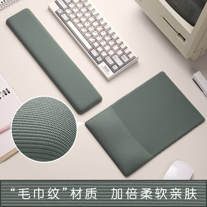 Su Yan Shang * Mouse pad de Silicone de cor sólida, teclado de espuma de memória, descanso de mão, mouse pad, descanso d