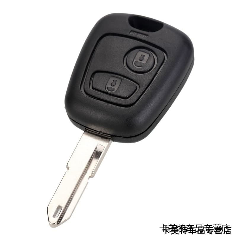 Adequado para caso chave de controle remoto estilo antigo Peugeot 307 escudo controle remoto chave escudo em linha reta