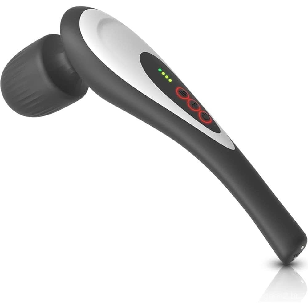 Massageador Pessoal Recarregável Portátil de Percussão Profunda para Músculos, Costas, Pés, Pescoço - Massageador Corpor