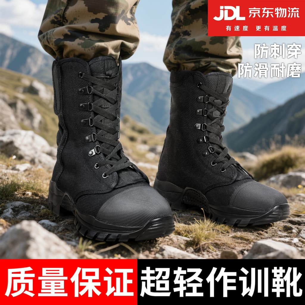 Botas de treinamento físico masculino Anti-punctura botas de ladrão teste competição artes marciais escalada corda sapat