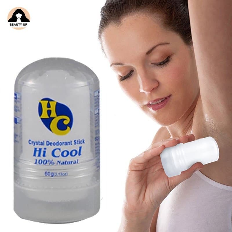 Desodorante Natural Pedra Cristal Sal 60g Unissex Hi Cool /5415