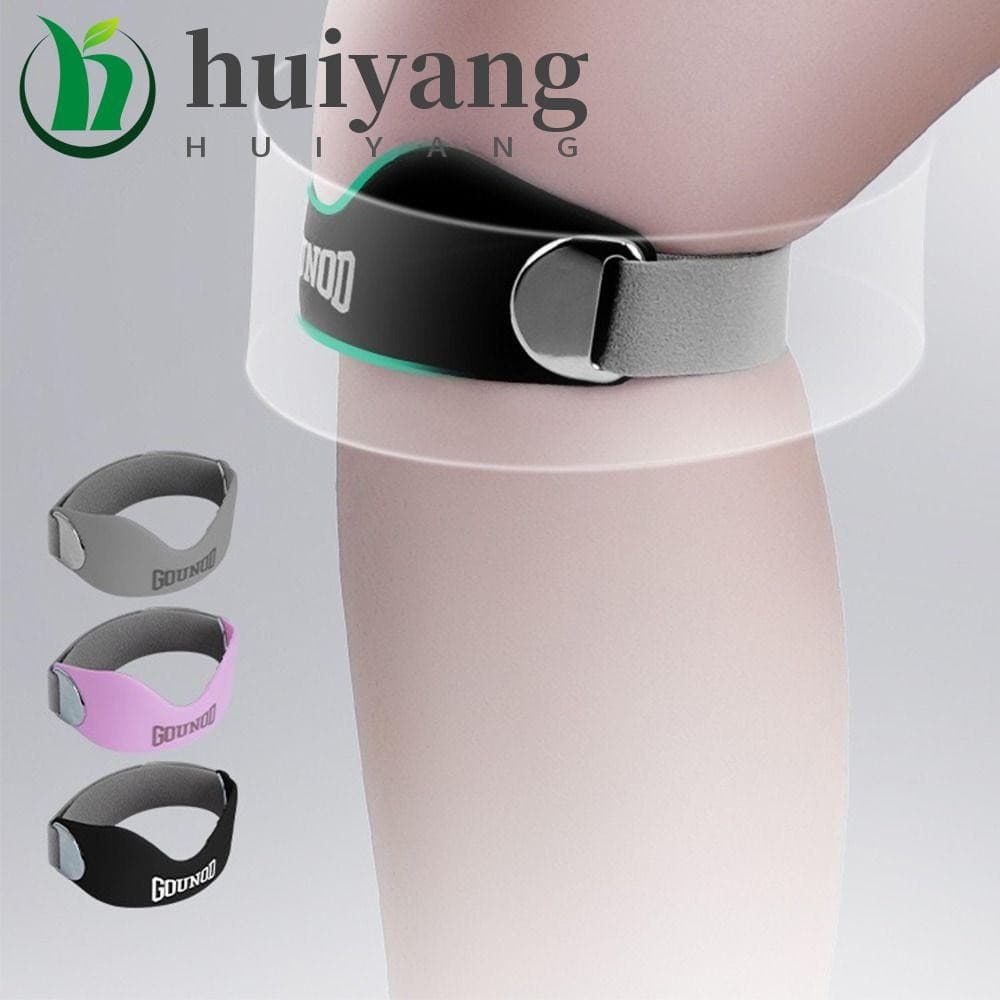 HUIYANG Joelheiras Patela Strap , Almofada Respirável Pressão Joelho Suporte , Joelheira Esportiva Ajustável
