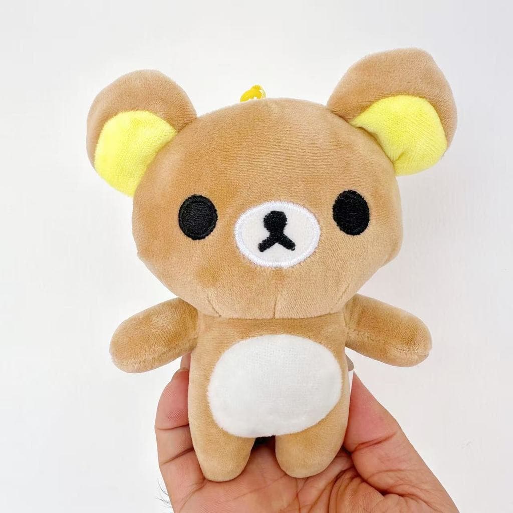 Japonês Rilakkuma pelúcia pingente brinquedo abraço coração casal urso boneca buquê boneca